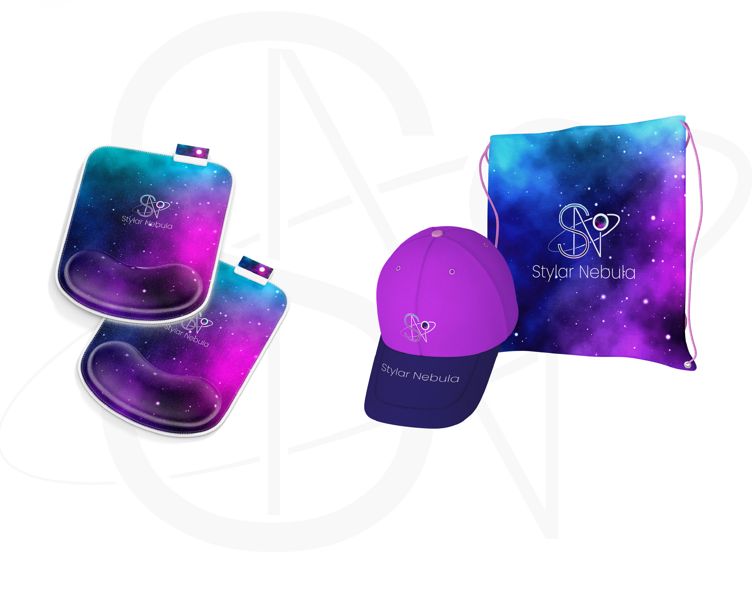 Stylar Nebula – Futuristic Fashion Branding (Per)