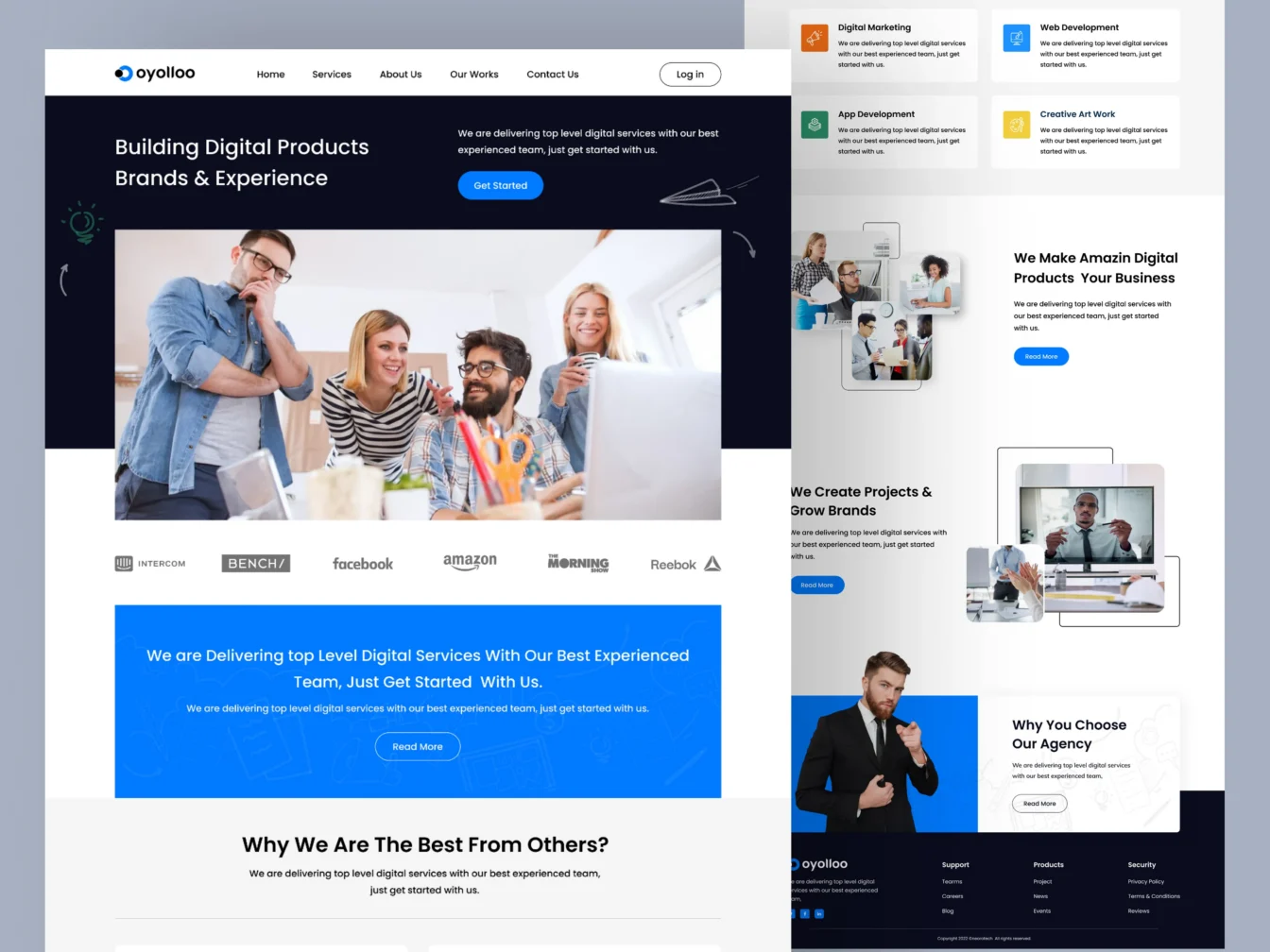 Digital Agency Landing Page