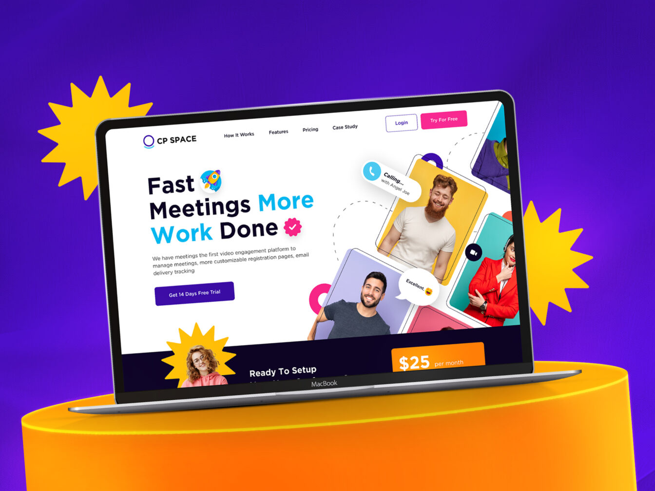 Virtual Meeting Activity – Landing Page